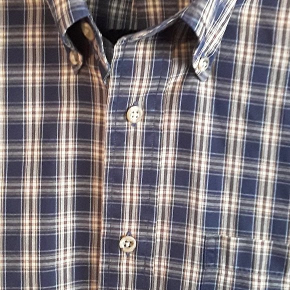 Lands' End Men's Plaid Dress Shirt - Size 16-33 - Picture 3 of 7